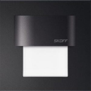 LED nástenné svietidlo Skoff Tango mini čierna teplá biela IP20 ML-TMI-D-H