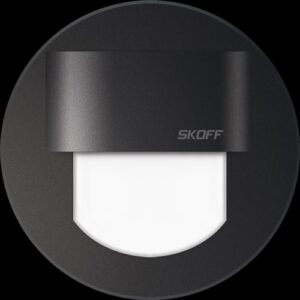LED nástenné svietidlo Skoff Rueda mini Stick čierna teplá biela IP20 ML-RMS-D-H