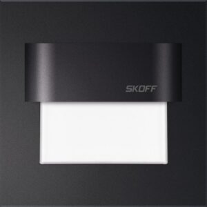 LED nástenné svietidlo Skoff Tango čierna teplá biela 230V MA-TAN-D-H