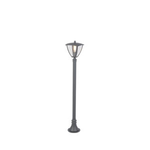 Moderný vonkajší lampáš tmavošedý 136,5 cm – platar