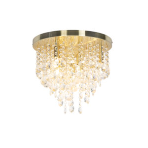 Klasické stropné svietidlo zlatá / mosadz 35 cm - Medusa