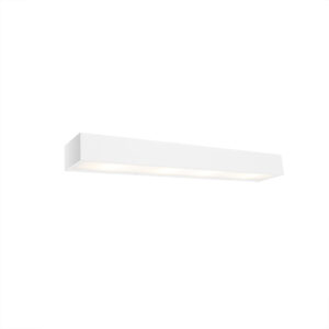 Dizajnové predĺžené nástenné svietidlo biele 60 cm - Houx