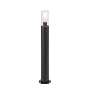 Moderné stojace vonkajšie svietidlo čierne 80 cm – Rullo