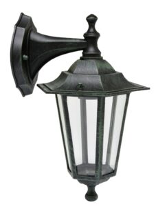 Vonkajšia nástenná lampa Ecolite Z6102-PAT patina
