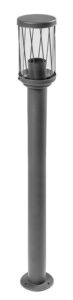 Vonkajšia lampa GTV Kerta OS-KERTP80-30 E27 12 W čierna