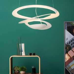 Dizajnová závesná lampa Artemide Pirce 67×69 cm