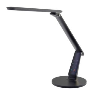 LED lampa na písací stôl Zig ovládací panel čierna