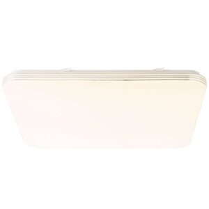 Stropné LED svietidlo Ariella biela/chróm 54x54 cm
