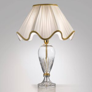 Stolná lampa Belle Epoque, 50 cm zlatá
