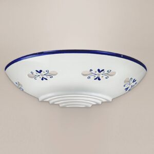 Nástenné svetlo Bassano keramika prisadené modré