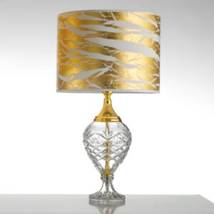 Stolná lampa Belle Epoque, 59 cm zlatá