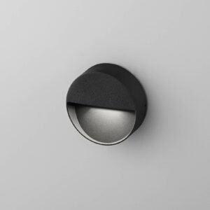 Egger Vigo nástenné LED svietidlo s IP54, čierna