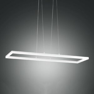Závesné LED svietidlo Bard 92 x 32 cm v bielej