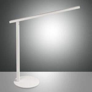 LED lampa na písací stôl Ideal so stmievačom biela