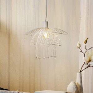 Forestier Papillon XS závesná lampa 30 cm biela