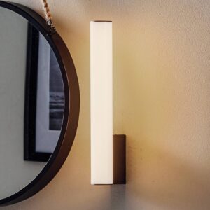 Helestra Loom zrkadlové LED svietidlo čierne 30 cm