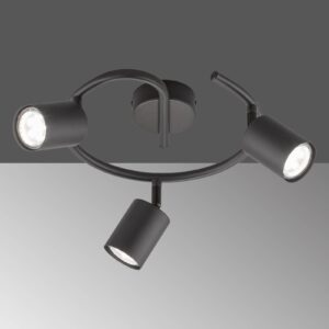Stropné LED svietidlo Vano čierna