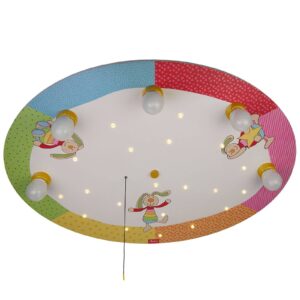 Rainbow Rabbit okrúhle stropné svietidlo diódy LED
