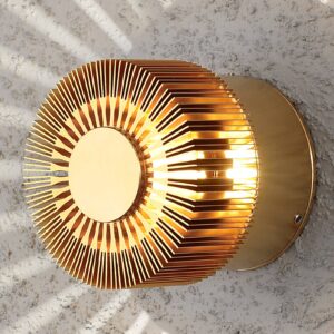 LED svietidlo Monza kruhové bronzové 9 cm