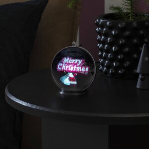 Hologramová 3D guľa Veselé Vianoce