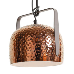 Karman Bag – bronzová závesná lampa