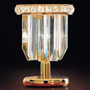 Stolná lampa Cristalli 24-karátov v zlate