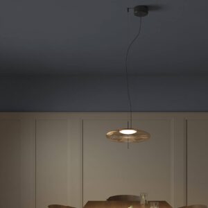 LEDS-C4 Plat závesné LED svetlo decentrálne jantár