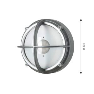 Louis Poulsen Skot nástenné LED hliník/číra