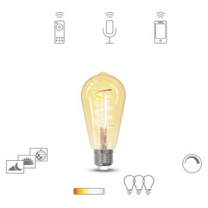 Müller Licht tint LED žiarovka zlatá E27 5