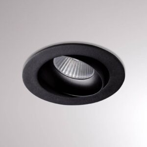 Kalio zapustené LED svetlo okrúhle 2 700 K čierna