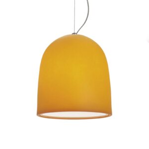Modo Luce Campanone závesná lampa Ø 33 cm oranžová