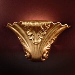 Hranaté nástenné svietidlo TASCA z keramiky