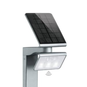 STEINEL XSolar Stand LED solárna lampa strieborná