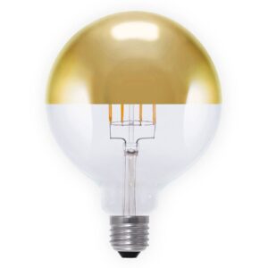 Zrkadlová LED žiarovka E27 7 W zlatá