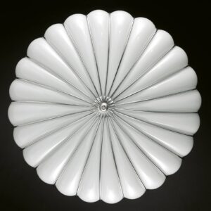 Stropné svietidlo Giove, biele, 48 cm