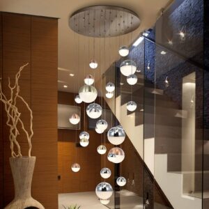 Závesné LED svetlo Sphere viacfarebné 27-pl. App