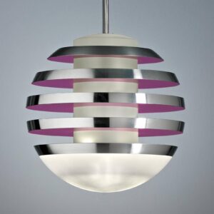 TECNOLUMEN Bulo – LED závesné svietidlo jahodové