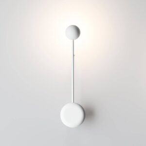 Vibia Pin – nástenné LED svietidlo v bielej