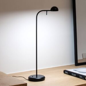 Vibia Pin 1650 stolná LED lampa dĺžka 23 cm čierna