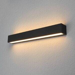 Lucande Lengo nástenné LED svetlo 50cm grafit 2-pl