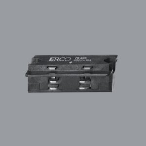 ERCO spojka pre prívodné koľajnice priama čierna