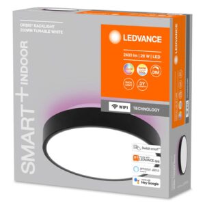LEDVANCE SMART+ WiFi Orbis Backlight čierna Ø35 cm