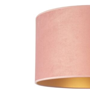Závesná lampa Golden Roller Ø 40 cm ružová/zlatá