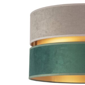 Stolová lampa Golden Duo sivá/zelená/zlatá 30 cm