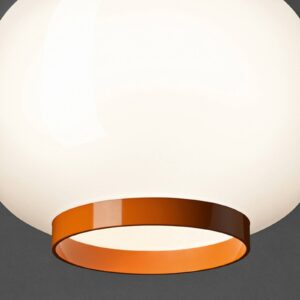 Foscarini Chouchin Reverse 1 LED biela/oranžová
