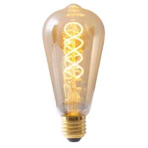 LED Filament E27 4W ST64 zlatá 180lm 1800K 3 ks