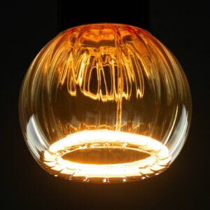 SEGULA LED-Floating-Globe G80 E27 4W straight gold