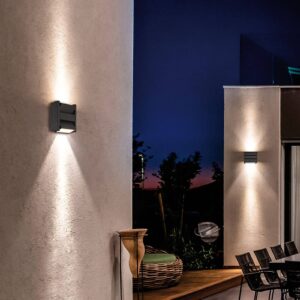 Vonkajšie nástenné LED svietidlo Delos
