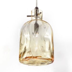Dizajnová závesná lampa Bossa Nova 15 cm jantárová