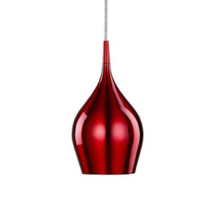 Závesná lampa Vibrant Ø 12 cm červená